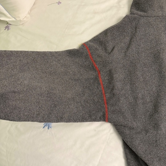 VINTAGE Molson Dry Special Day two-toned 1/4 zip fleece sweatshirt - Picture 9 of 10